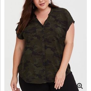 TORRID Camo Top